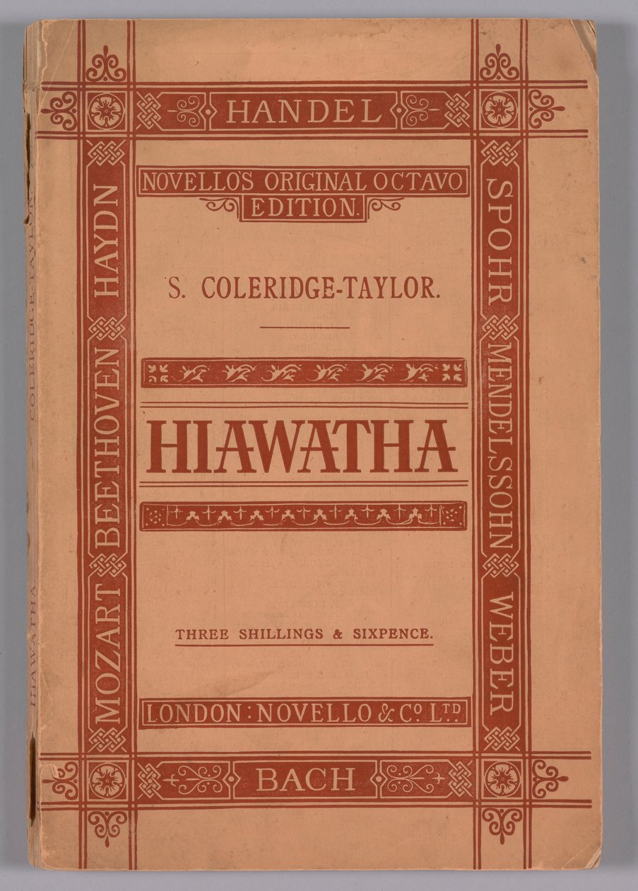 The Song of Hiawatha Op.30, 1900. alkotó: Novello and Company