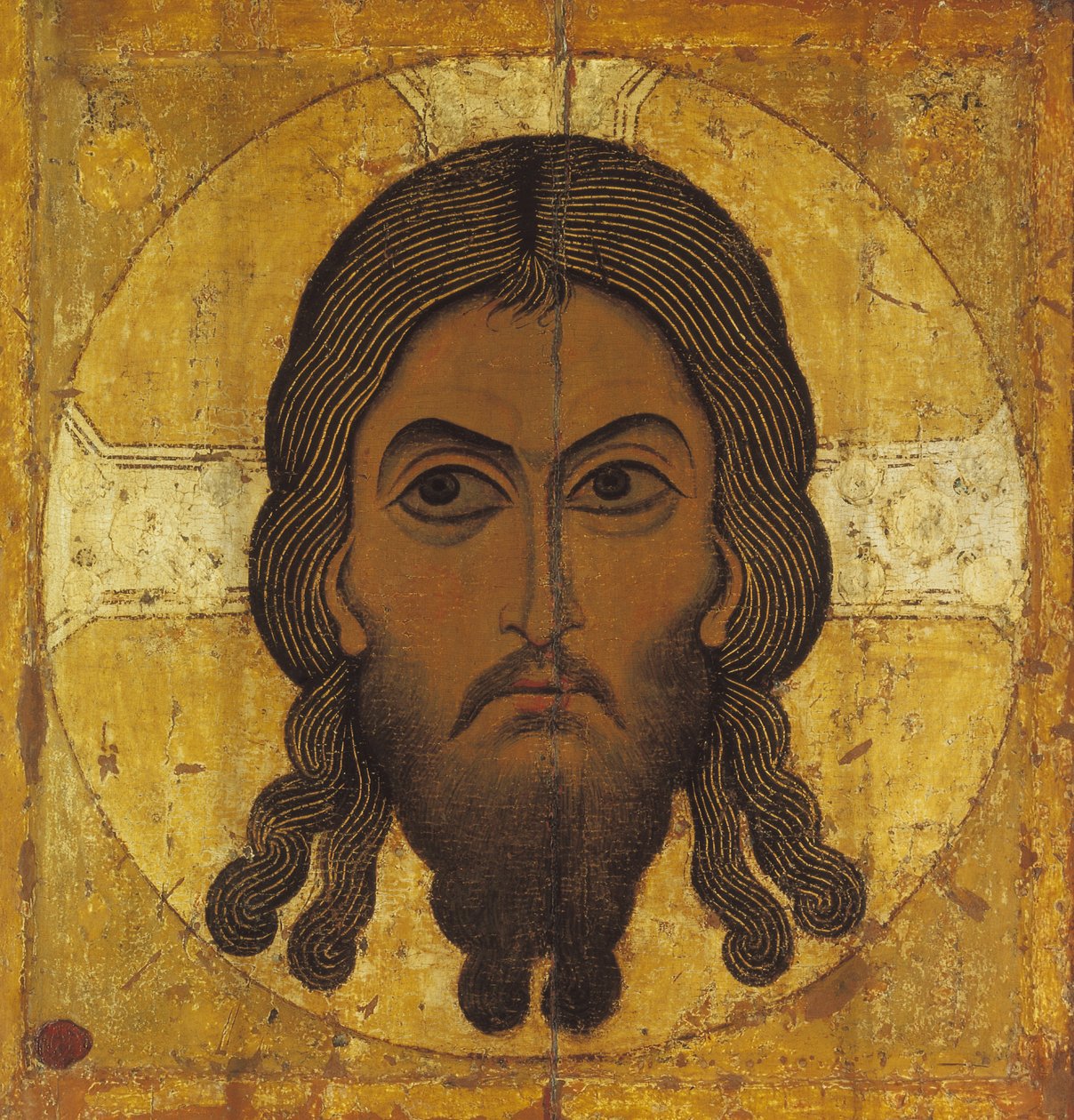 A Szent Arc (tempera és arany a panelen) alkotó: Novgorod School