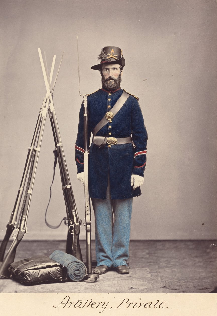 Tüzérség, közlegény alkotó: O.H. Willard