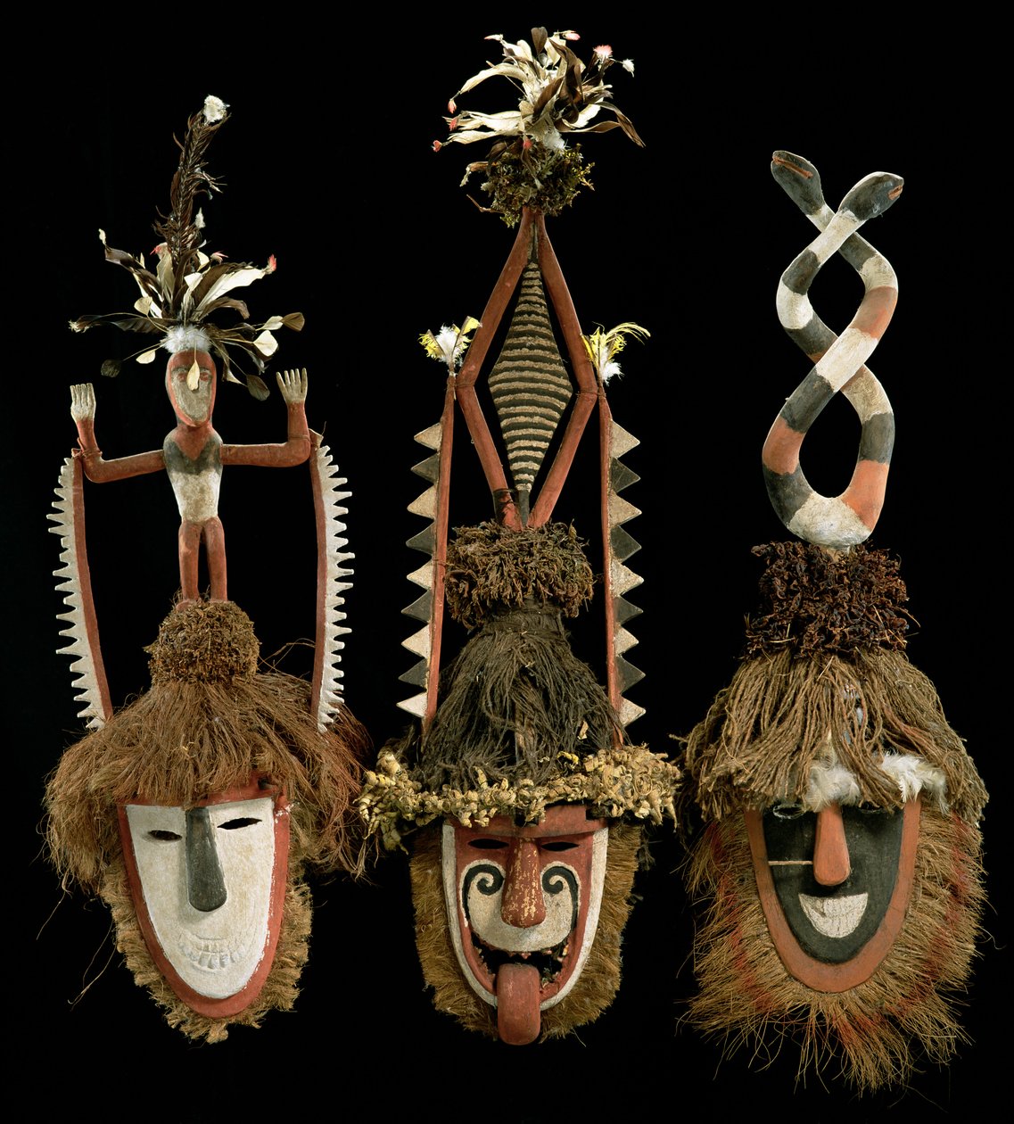 Dance Masks, Tolai, New Britain alkotó: Oceanic