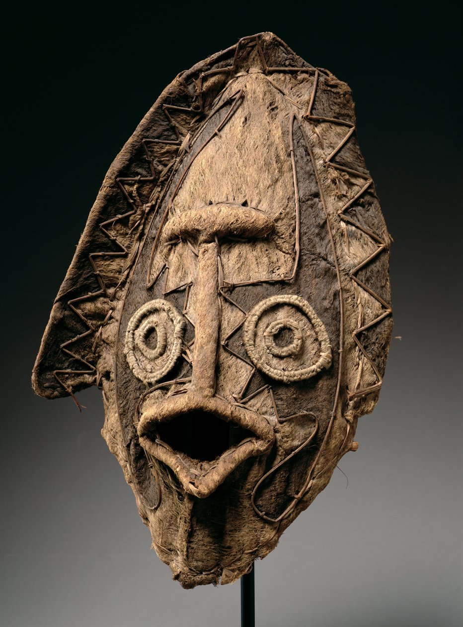 Tapan Mask, a Pápua-öböl Elema régiójából, Pápua Új-Guinea, Óceánia, (vegyes technika) alkotó: Oceanic