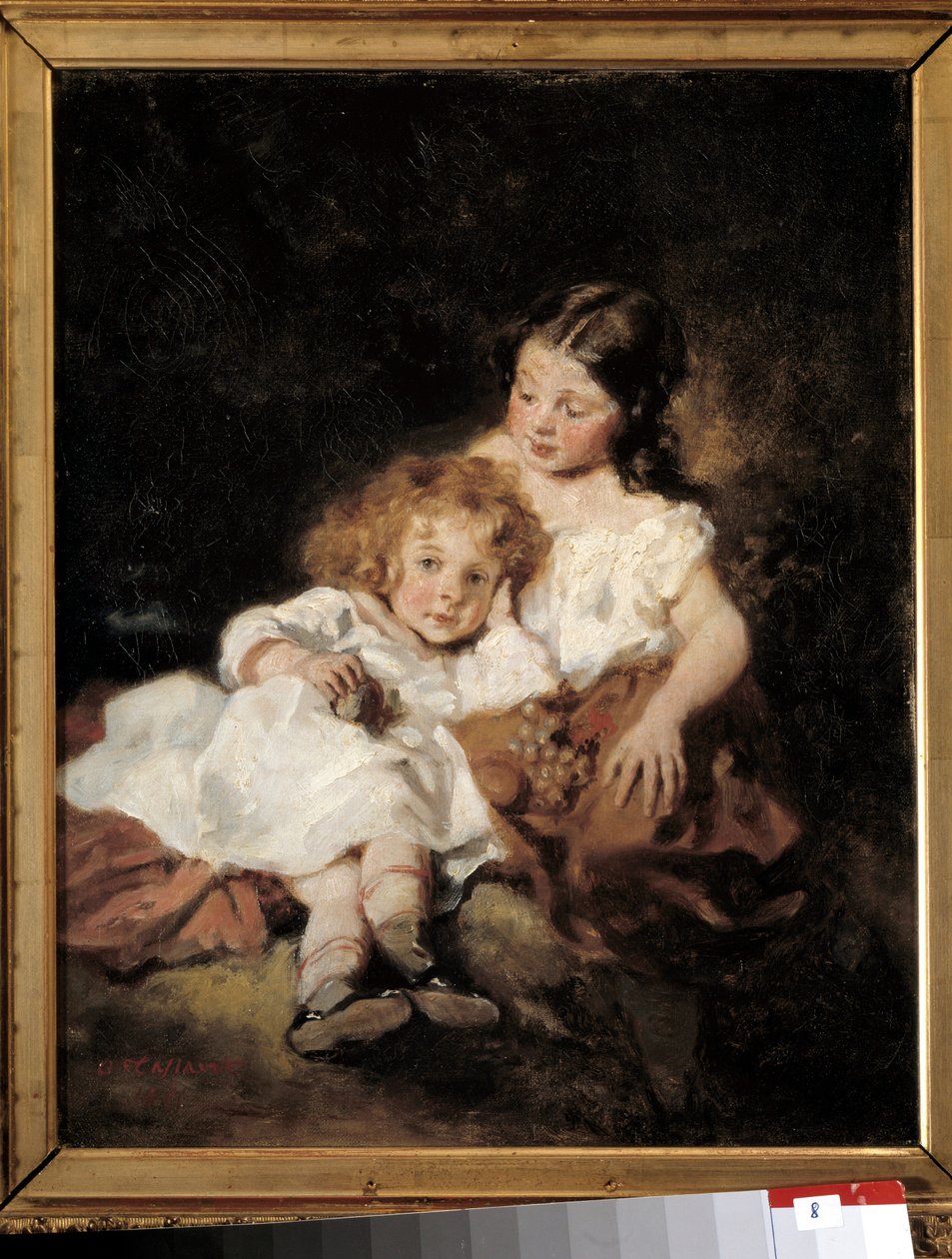 A nagy testvér Octave Tassaert festménye (1800-1874) 19. századi Bayonne, Musee Bonnat. alkotó: Octave Tassaert