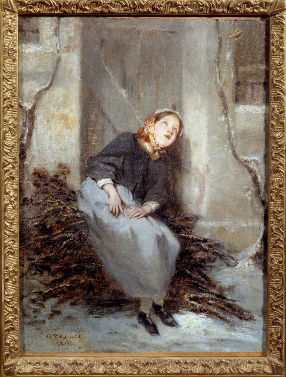 A fahordozó Octave Tassaert (1800-1874) festménye 1855 Caen, Szépművészeti Múzeum alkotó: Octave Tassaert