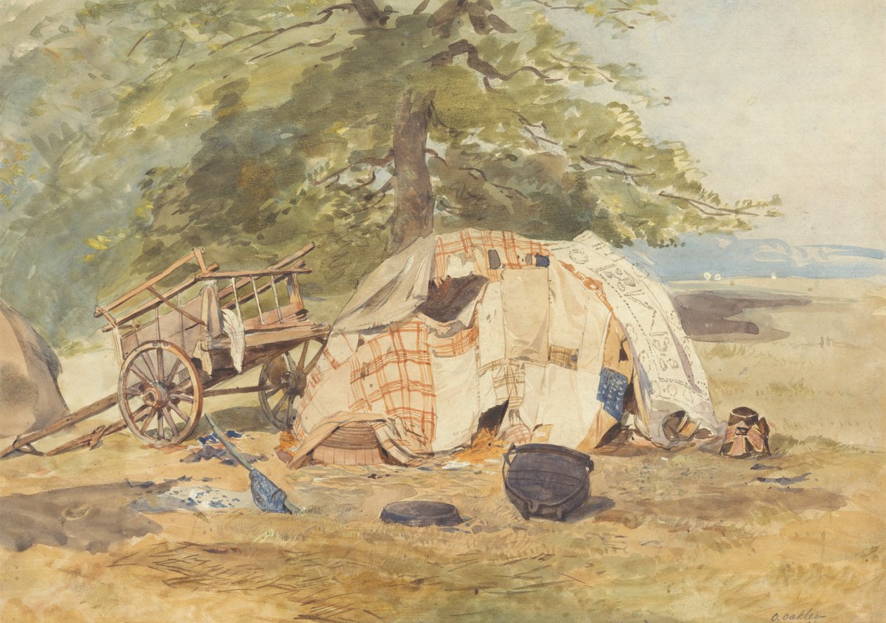 Egy cigánytábor alkotó: Octavius Oakley