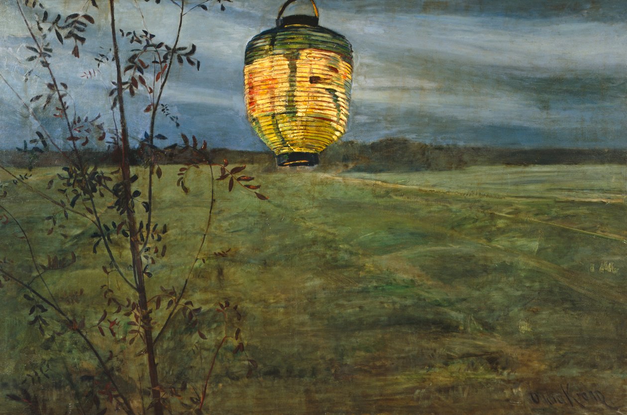 Kínai lámpa alkotó: Oda Krohg