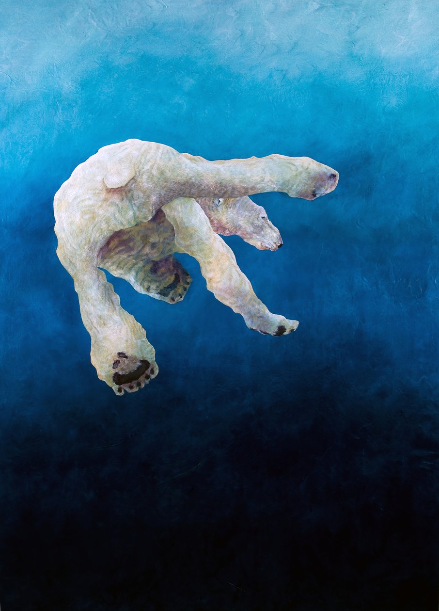 Ursus maritimus 1, 2010 (akril, vászon) alkotó: Odile Kidd