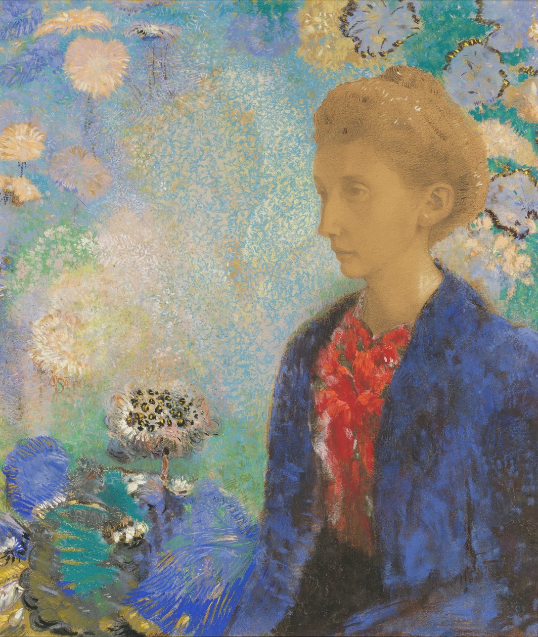 Domecy bárónője alkotó: Odilon Redon
