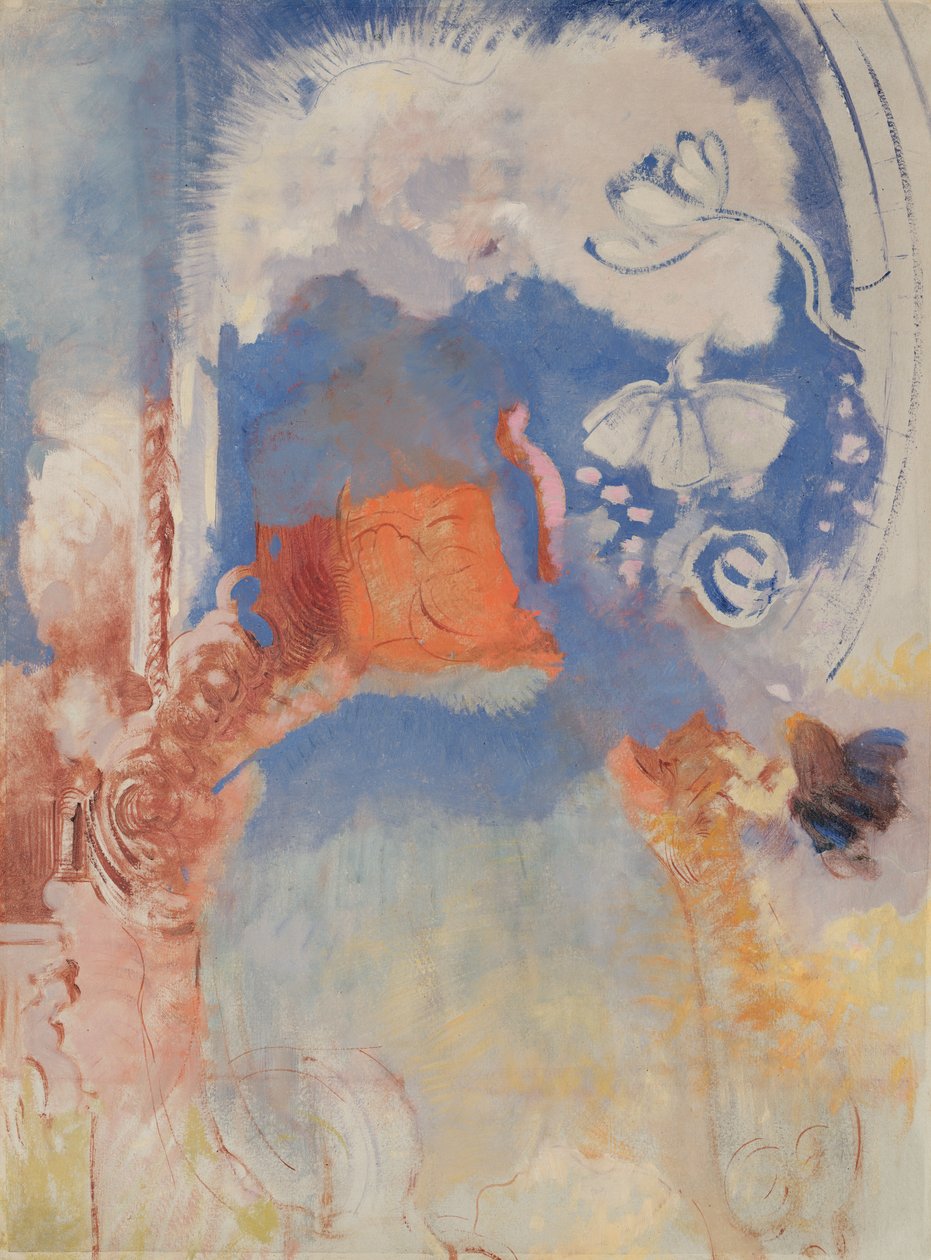 Kompozíció, 1900 körüli alkotó: Odilon Redon