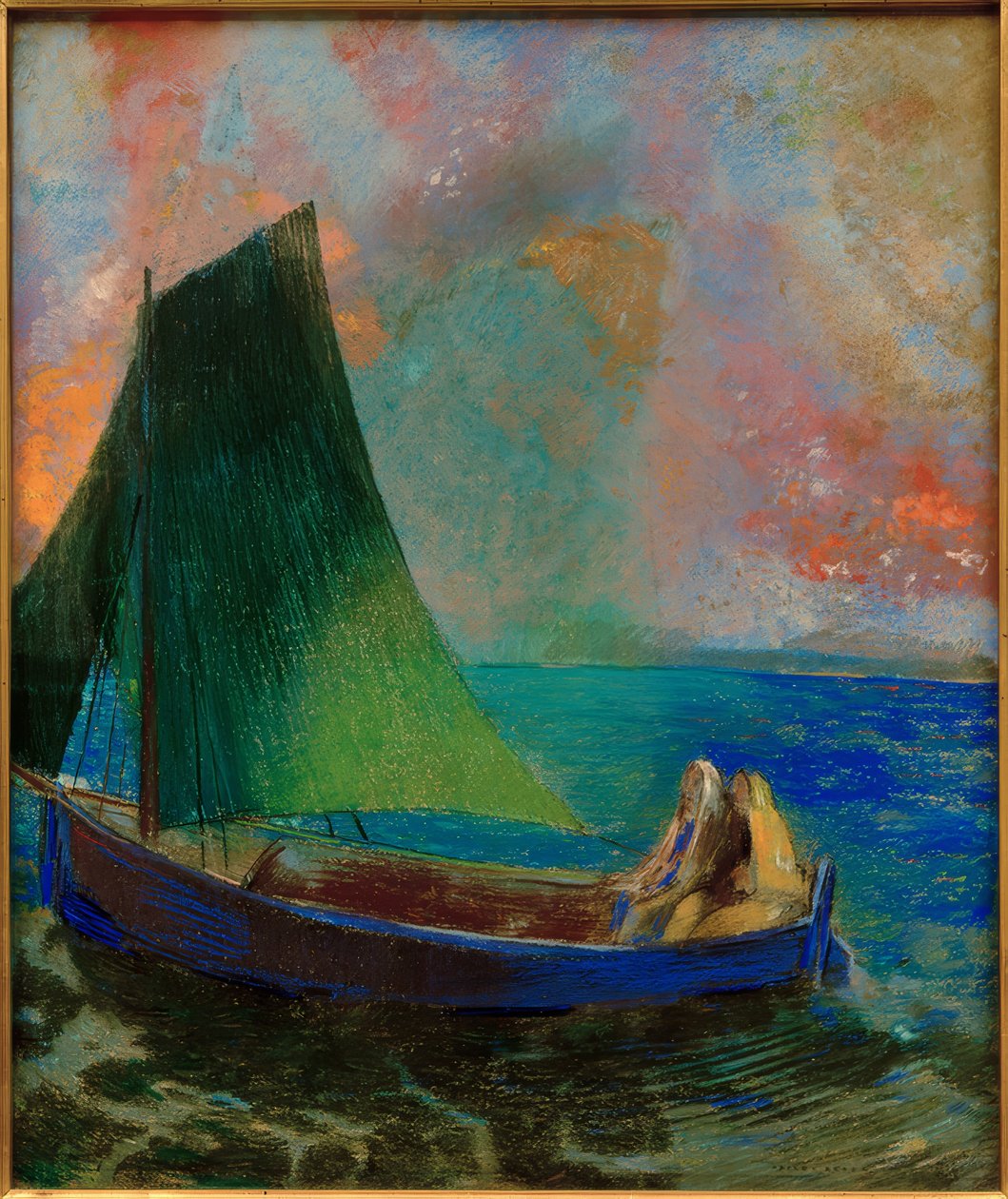 A hajó alkotó: Odilon Redon