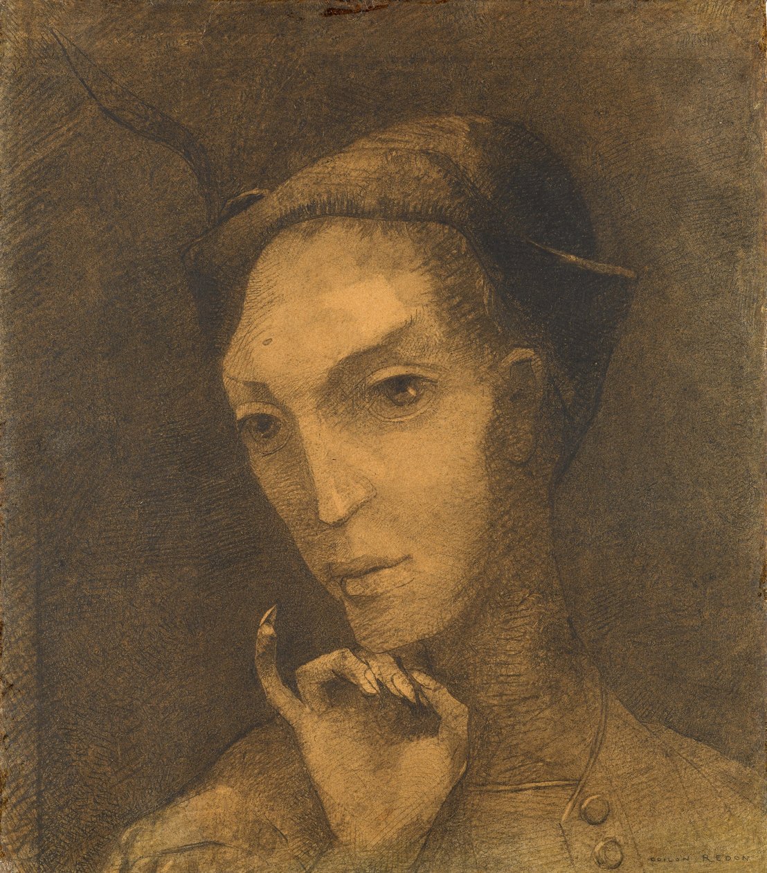 Mefisztó alkotó: Odilon Redon