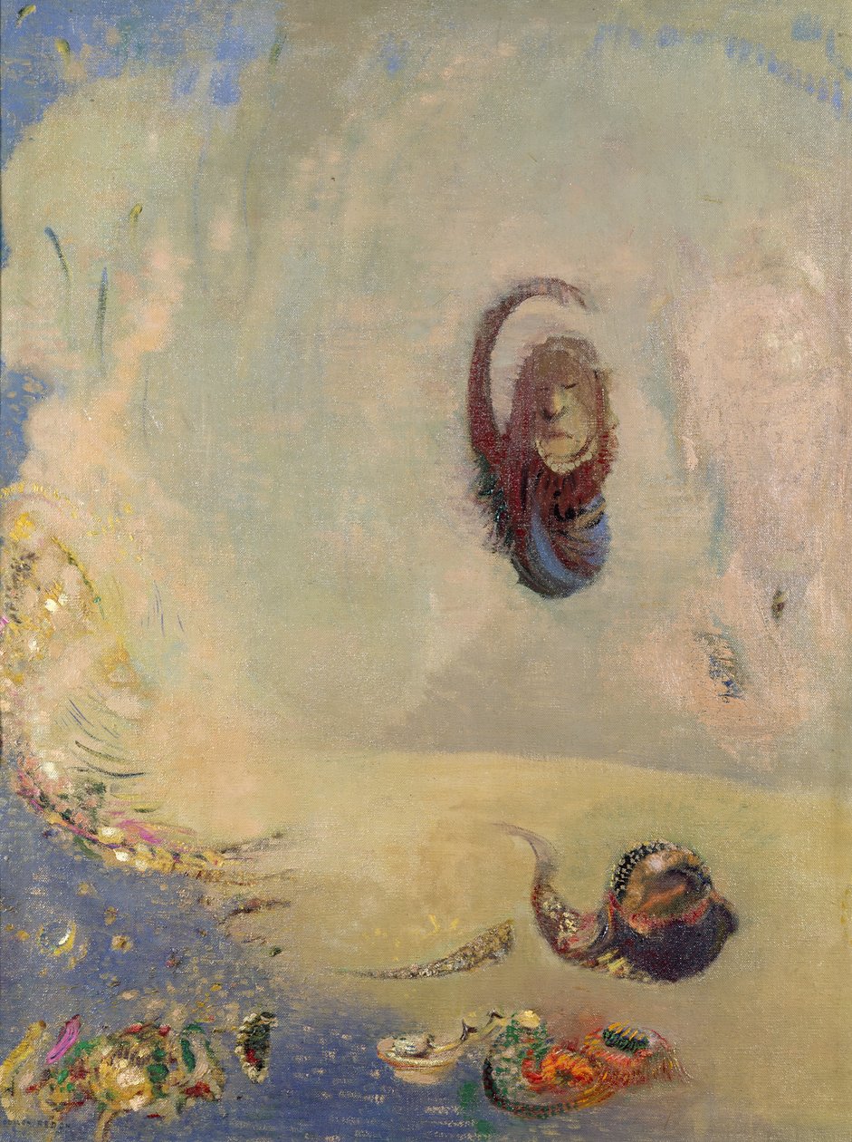 Oannes, 1910 körül alkotó: Odilon Redon