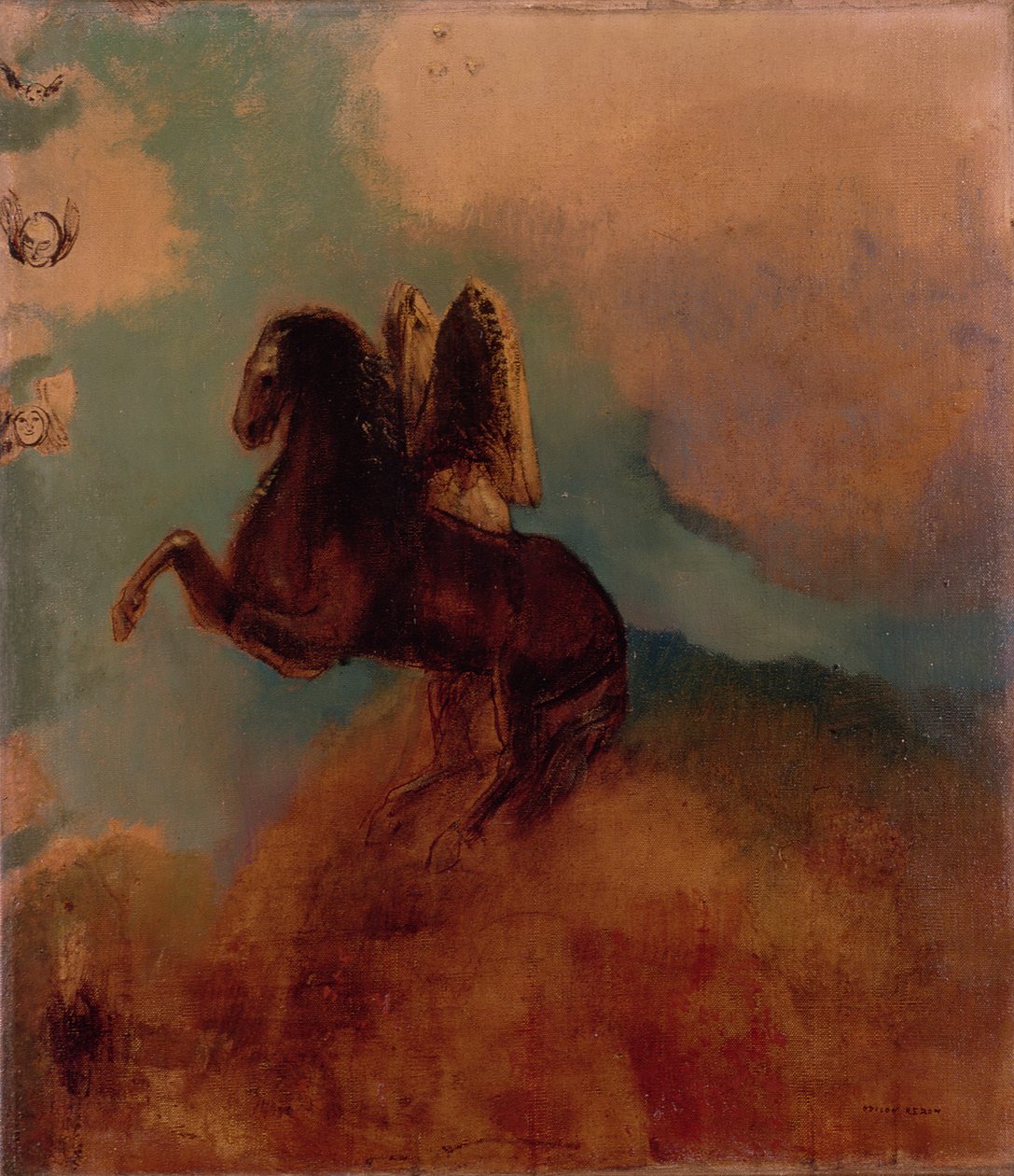 Pegazus, 1914 alkotó: Odilon Redon