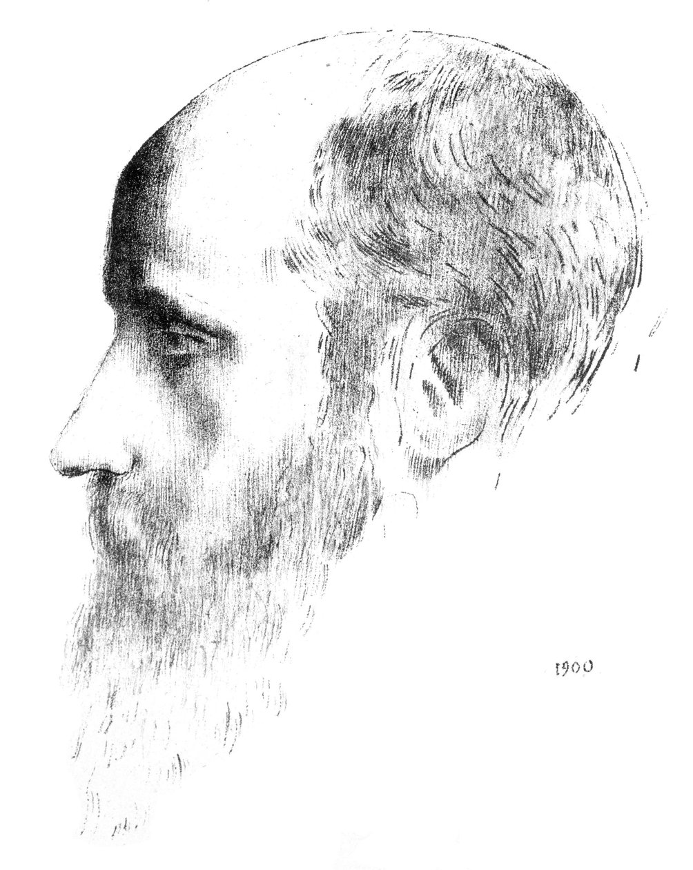 Vuillard portréja (művészek igazolása) alkotó: Odilon Redon