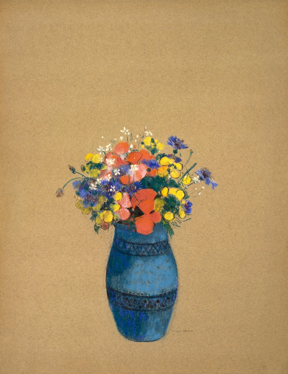 Virágváza, 1909-10 alkotó: Odilon Redon