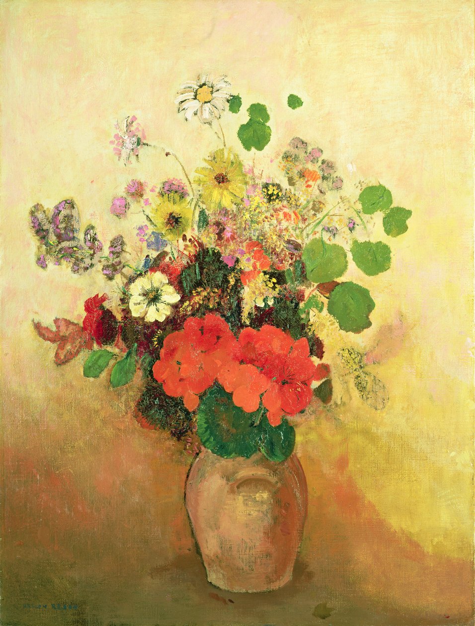 Virágváza, 1908-1910 körül alkotó: Odilon Redon