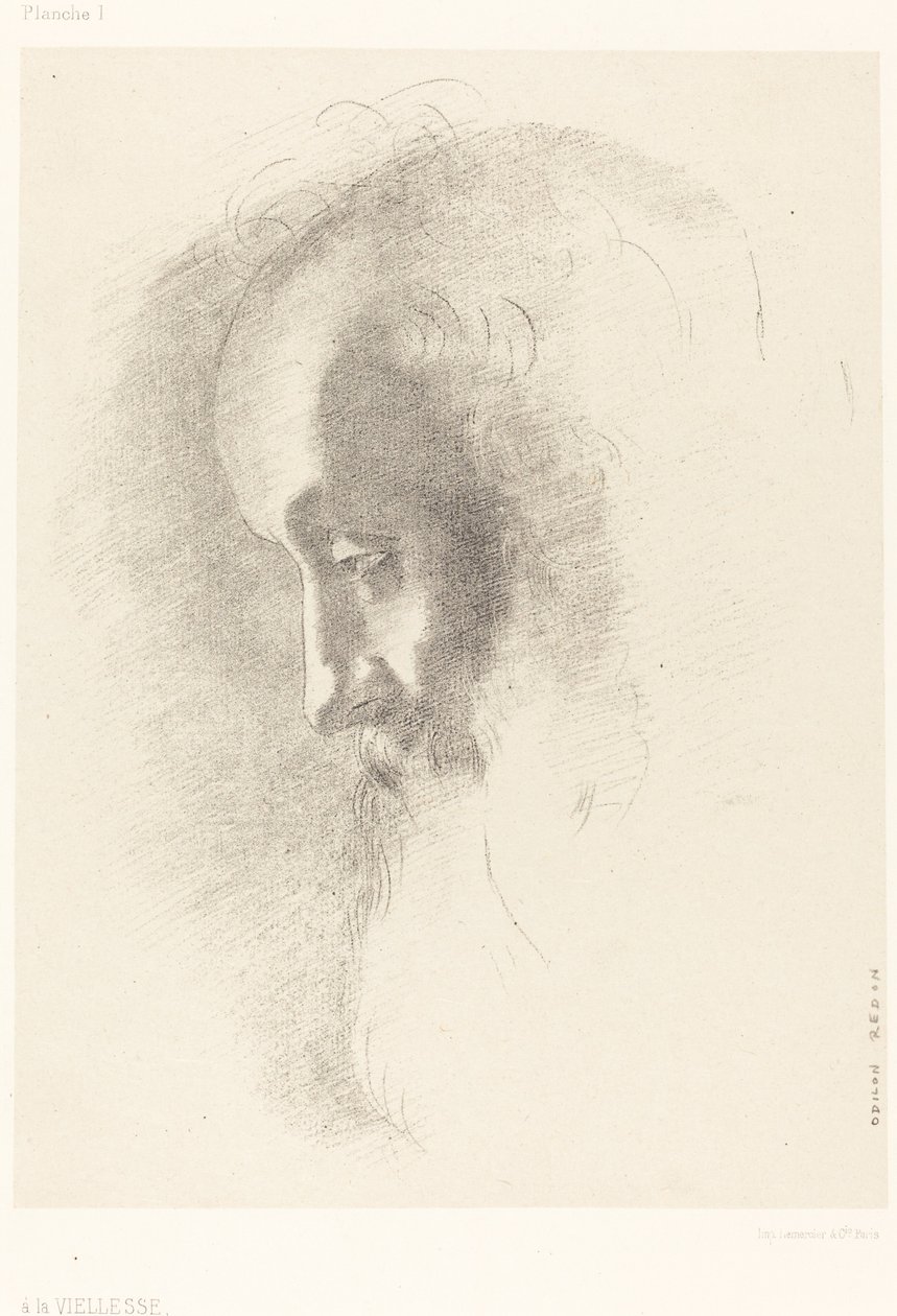 A La Vieillesse (öregségig) alkotó: Odilon Redon