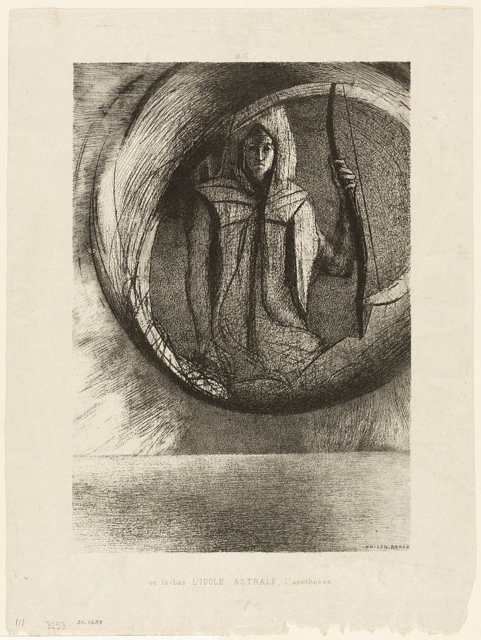 És túl, az Asztrálbálvány, az Apoteózis, 6/2. tábla alkotó: Odilon Redon