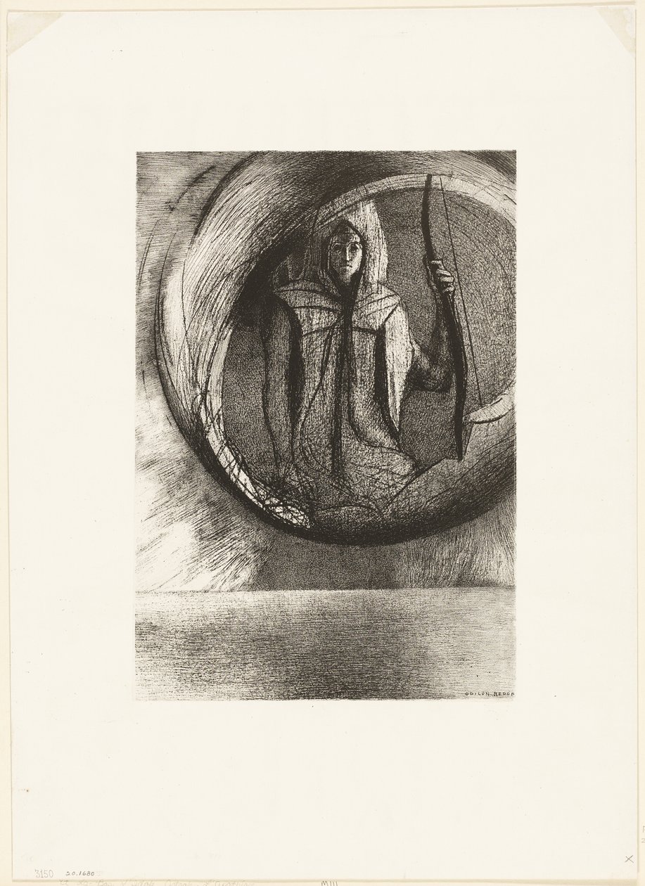 És túl, az Asztrálbálvány, az Apoteózis, 6/2. tábla alkotó: Odilon Redon