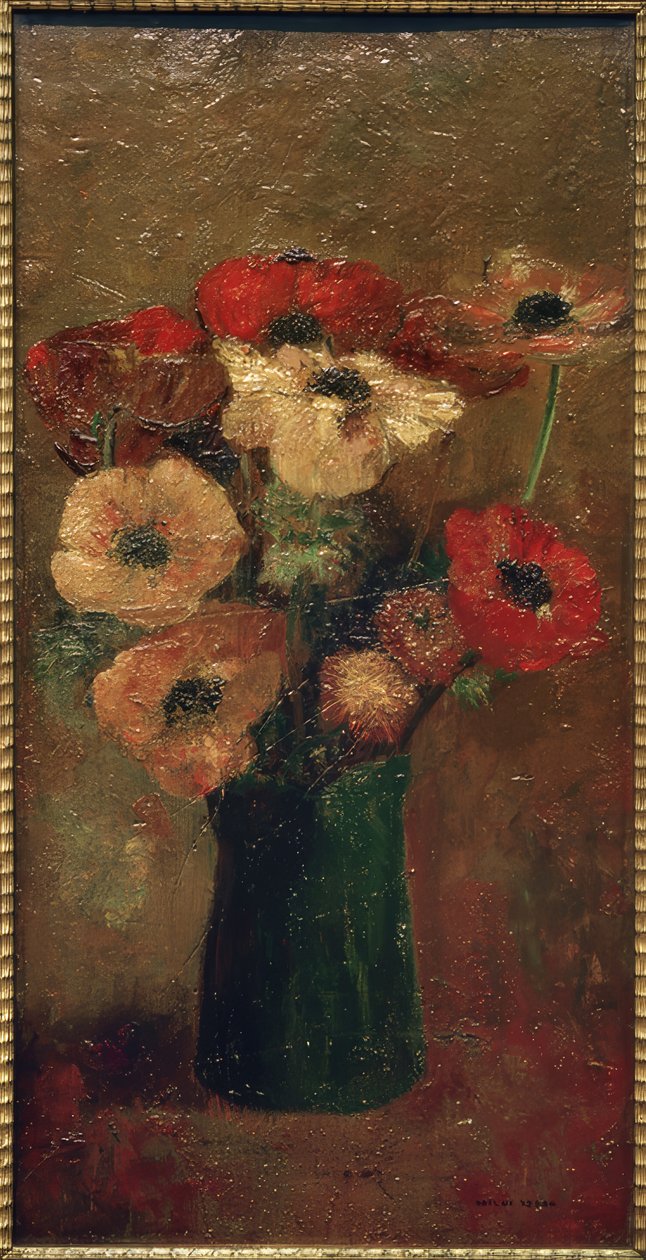 Anemonen alkotó: Odilon Redon