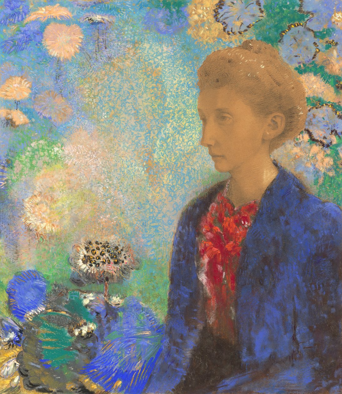 Domecy bárónője alkotó: Odilon Redon