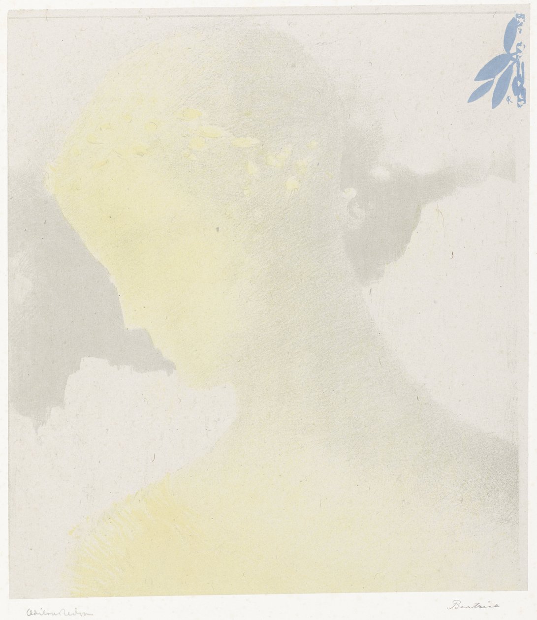 Beatrice Eredeti nyomatok albuma a Vollard Galériából (sorozat címe) alkotó: Odilon Redon