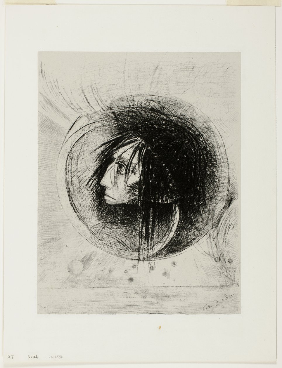 Virágzó, tányér az In Dreams-ből alkotó: Odilon Redon