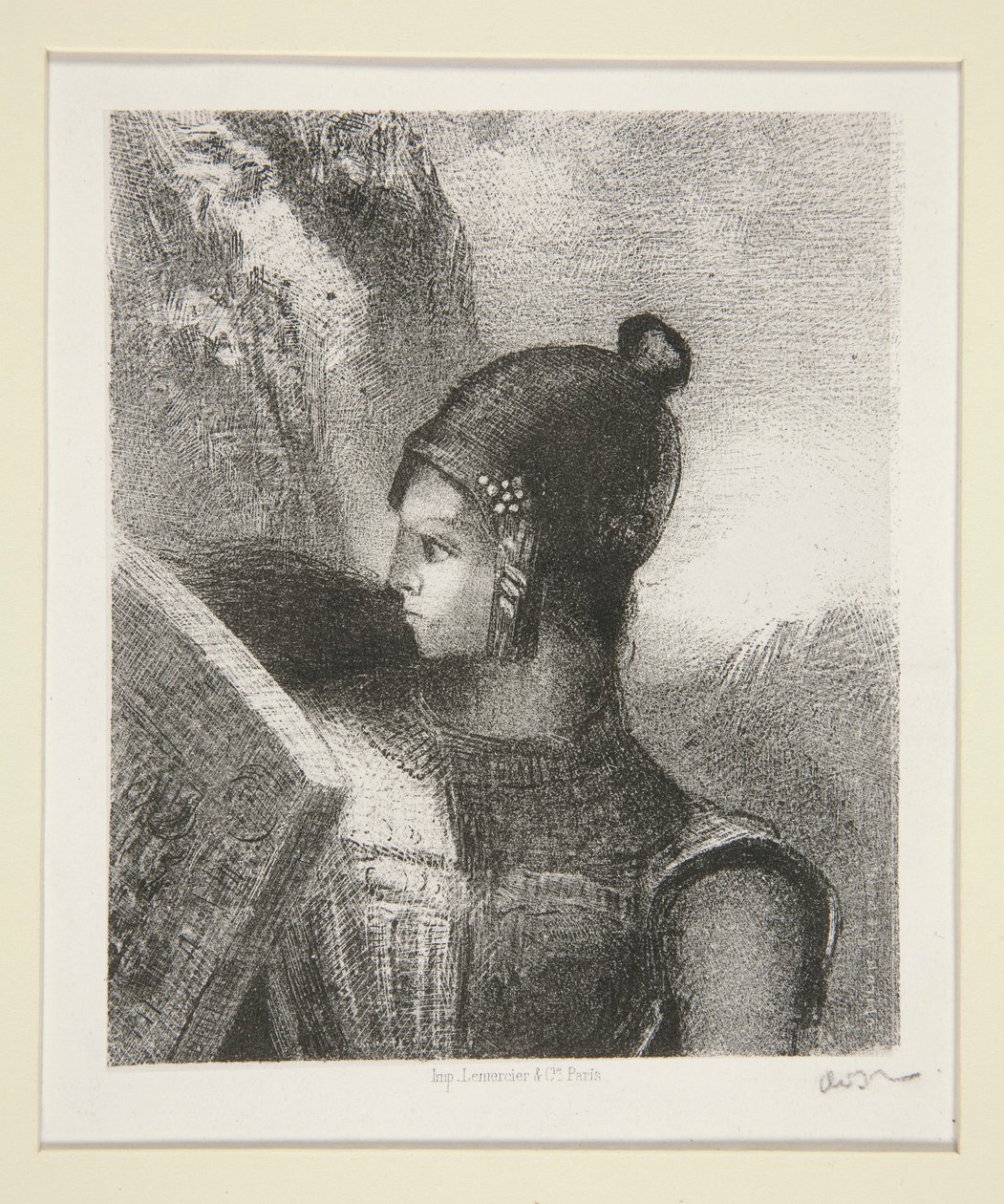 Br?nnhilde, a La Revue Wagnerienne frontképe alkotó: Odilon Redon