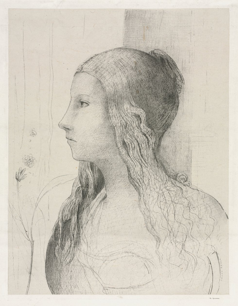 Brünnhilde az Istenek alkonyában alkotó: Odilon Redon