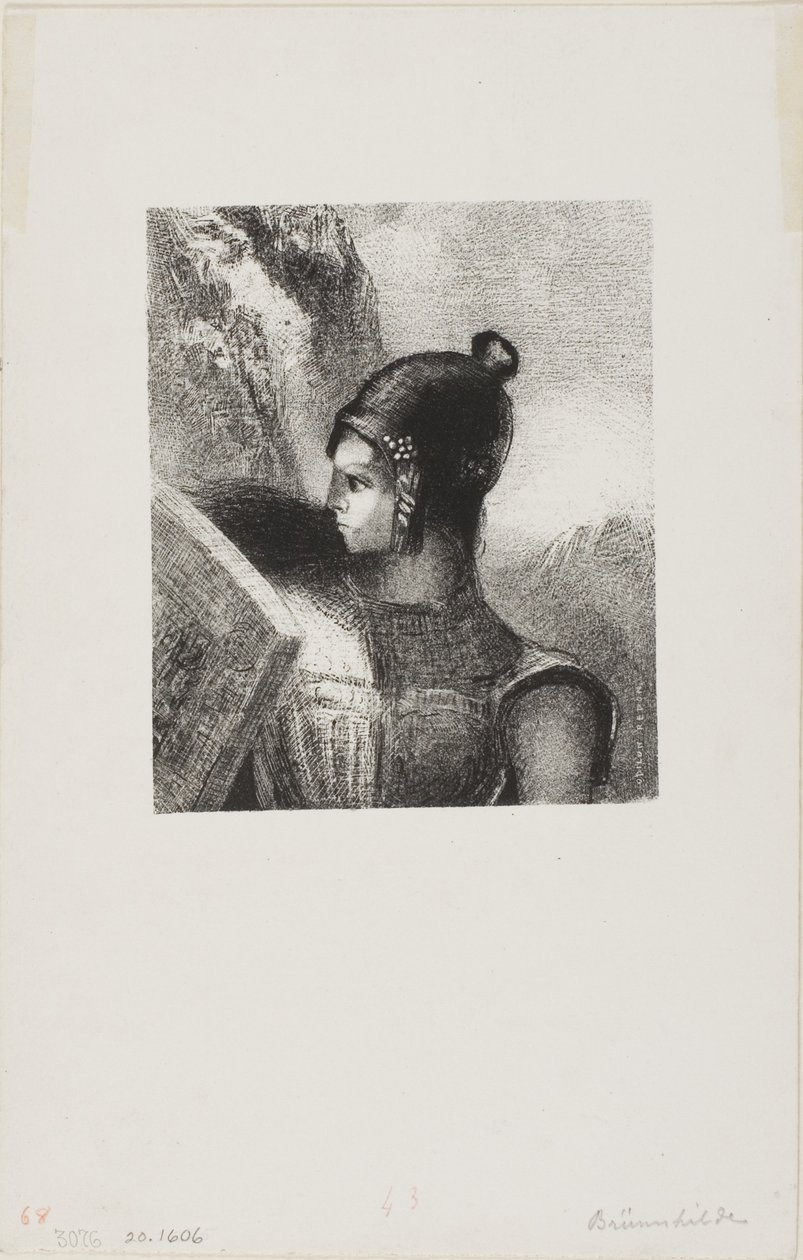Brunnhilde alkotó: Odilon Redon
