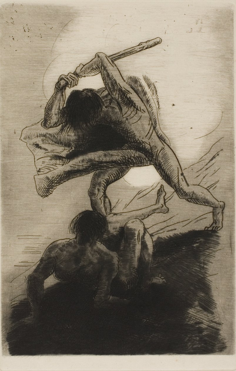Káin és Ábel alkotó: Odilon Redon