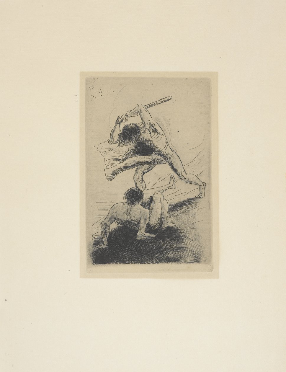 Káin és Ábel alkotó: Odilon Redon