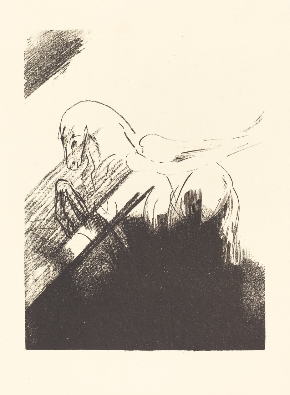 Cheval aile (szárnyas ló) alkotó: Odilon Redon