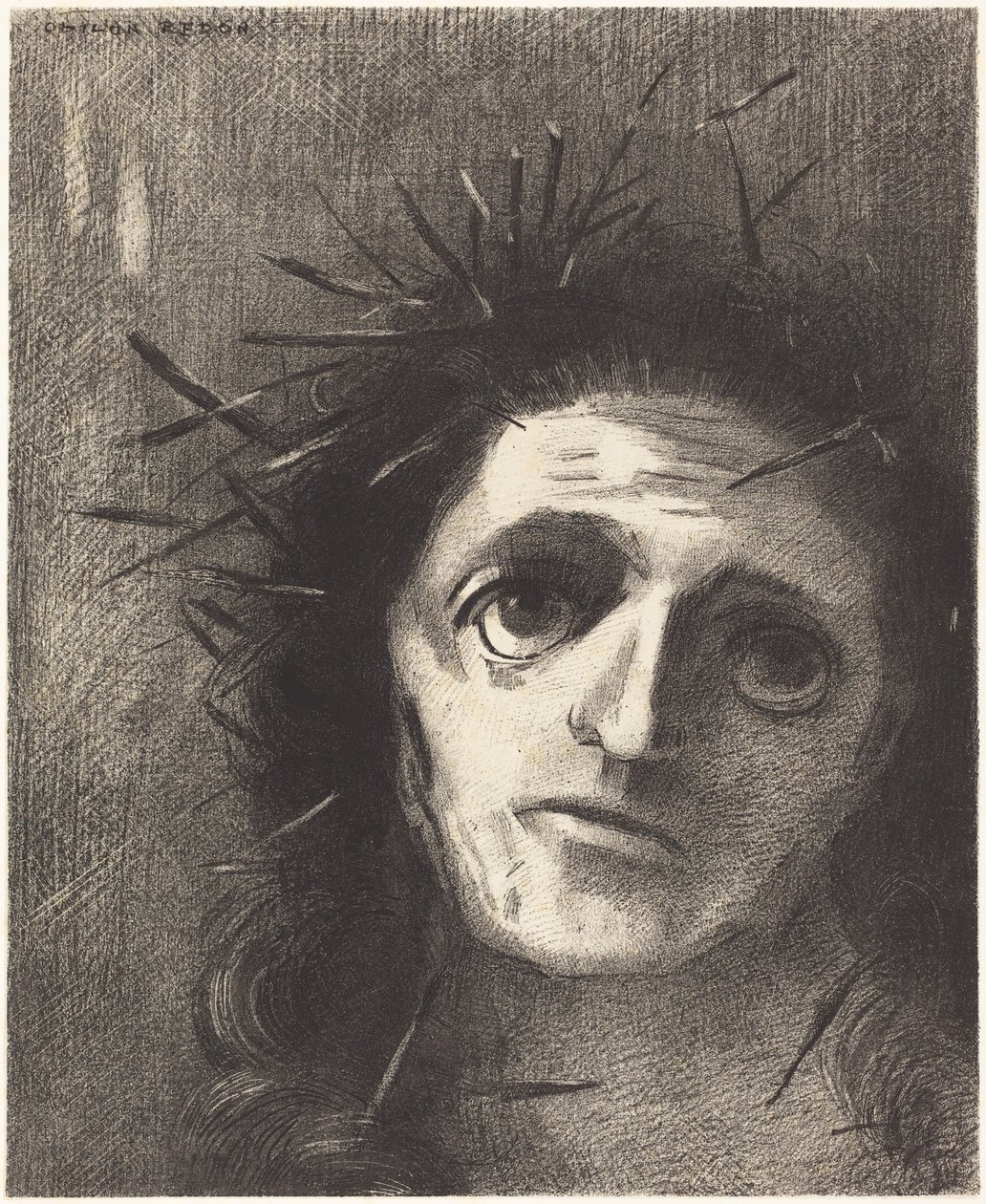Krisztus alkotó: Odilon Redon