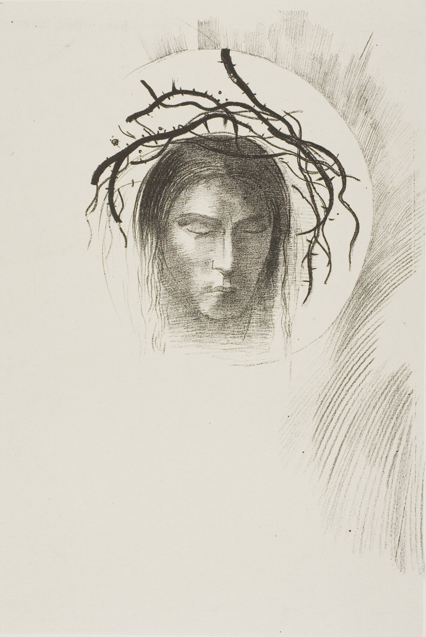 Végre megjelenik a nap, és a Nap Korongjában felragyog Jézus Krisztus arca, 24/24. alkotó: Odilon Redon