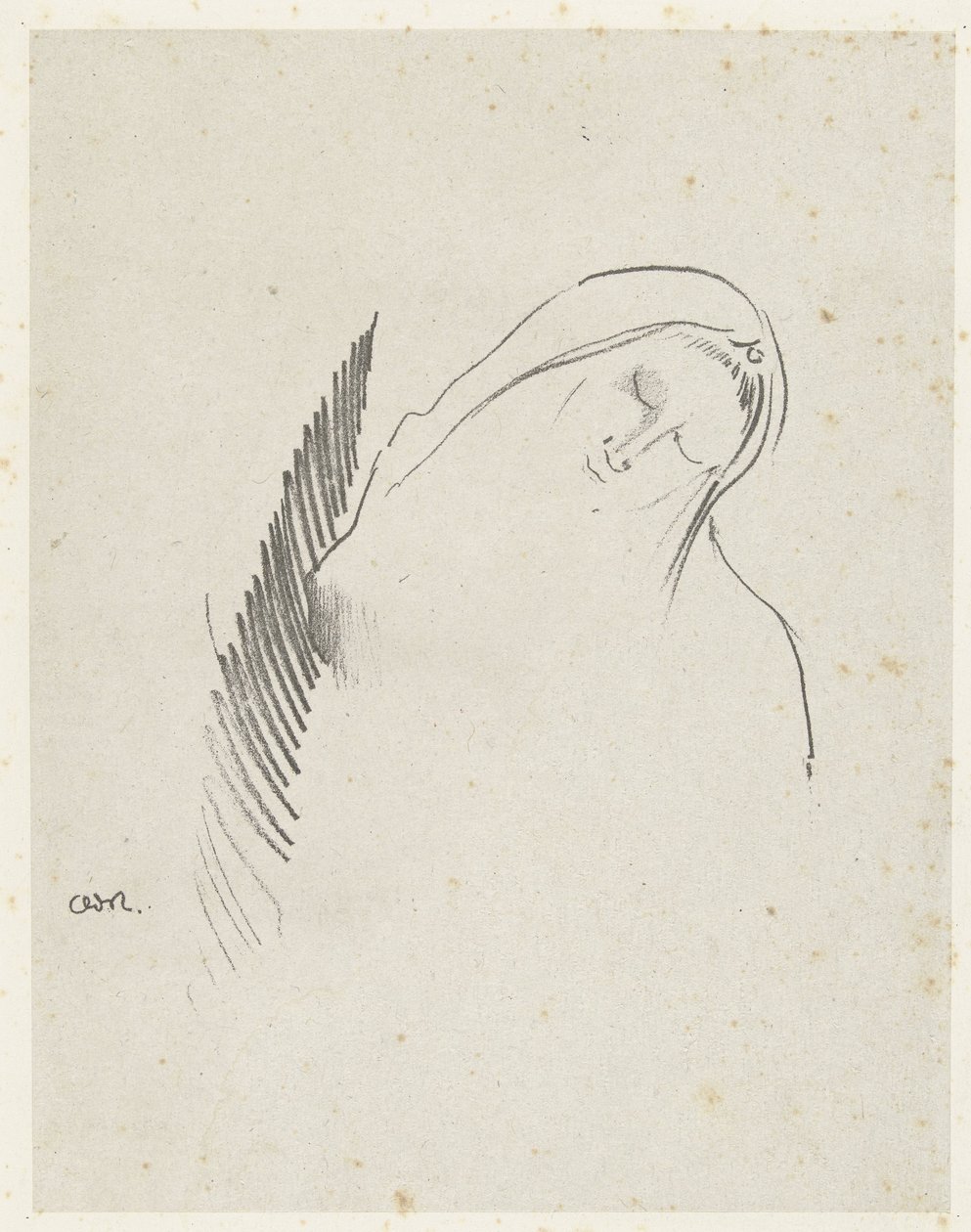 Pofonból Az alvás alkotó: Odilon Redon