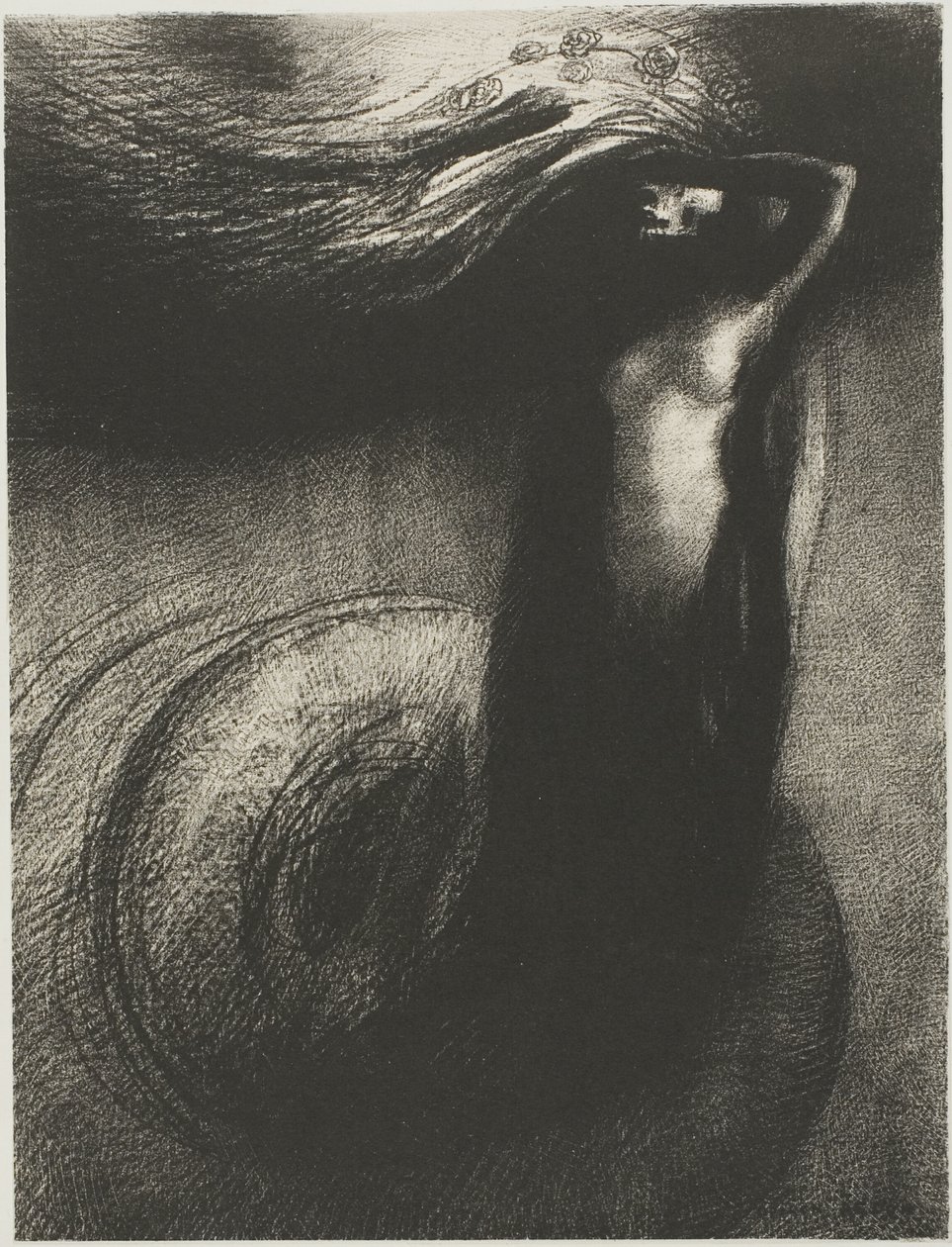 Halál: "Az én iróniám minden mást felülmúl!", 6/3. tábla alkotó: Odilon Redon