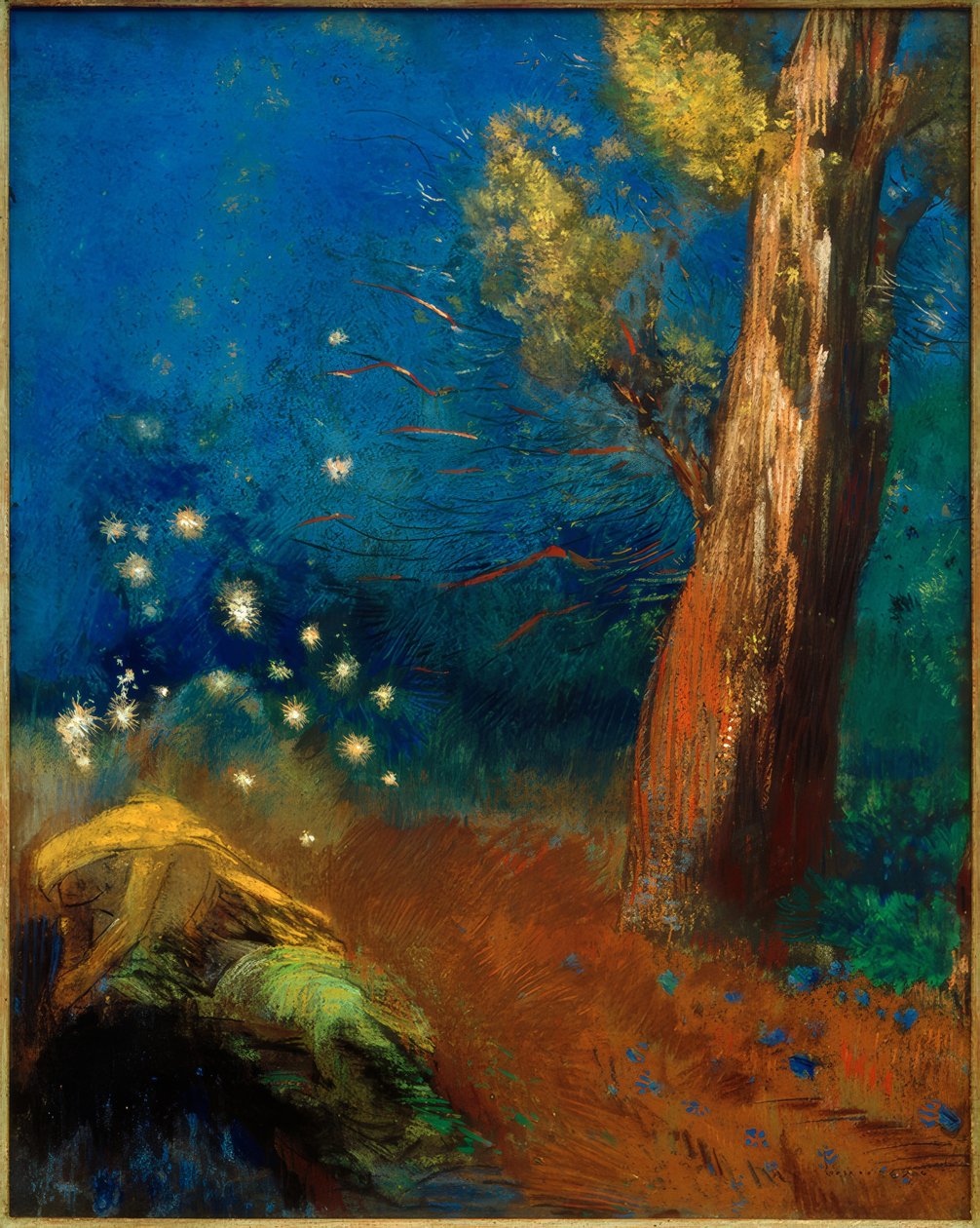 Buddha halála alkotó: Odilon Redon