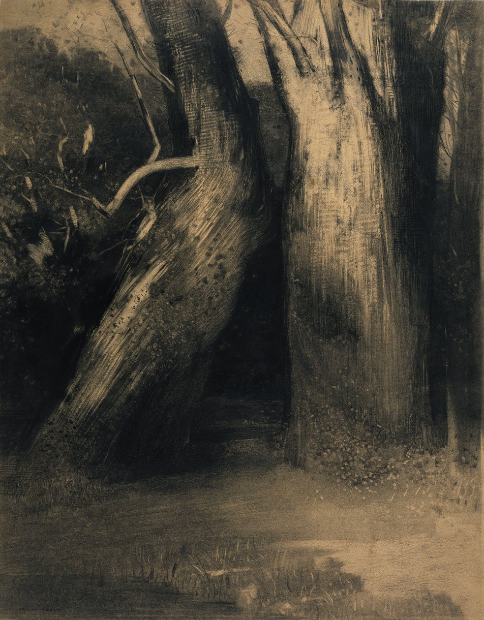 Két fa alkotó: Odilon Redon