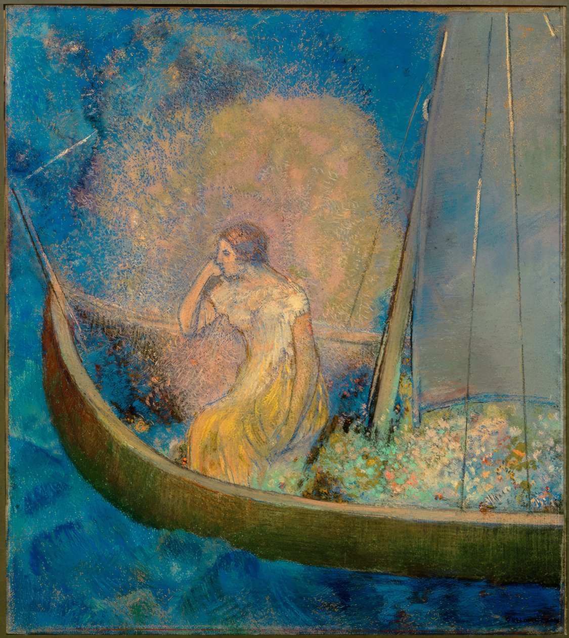A hajó alkotó: Odilon Redon