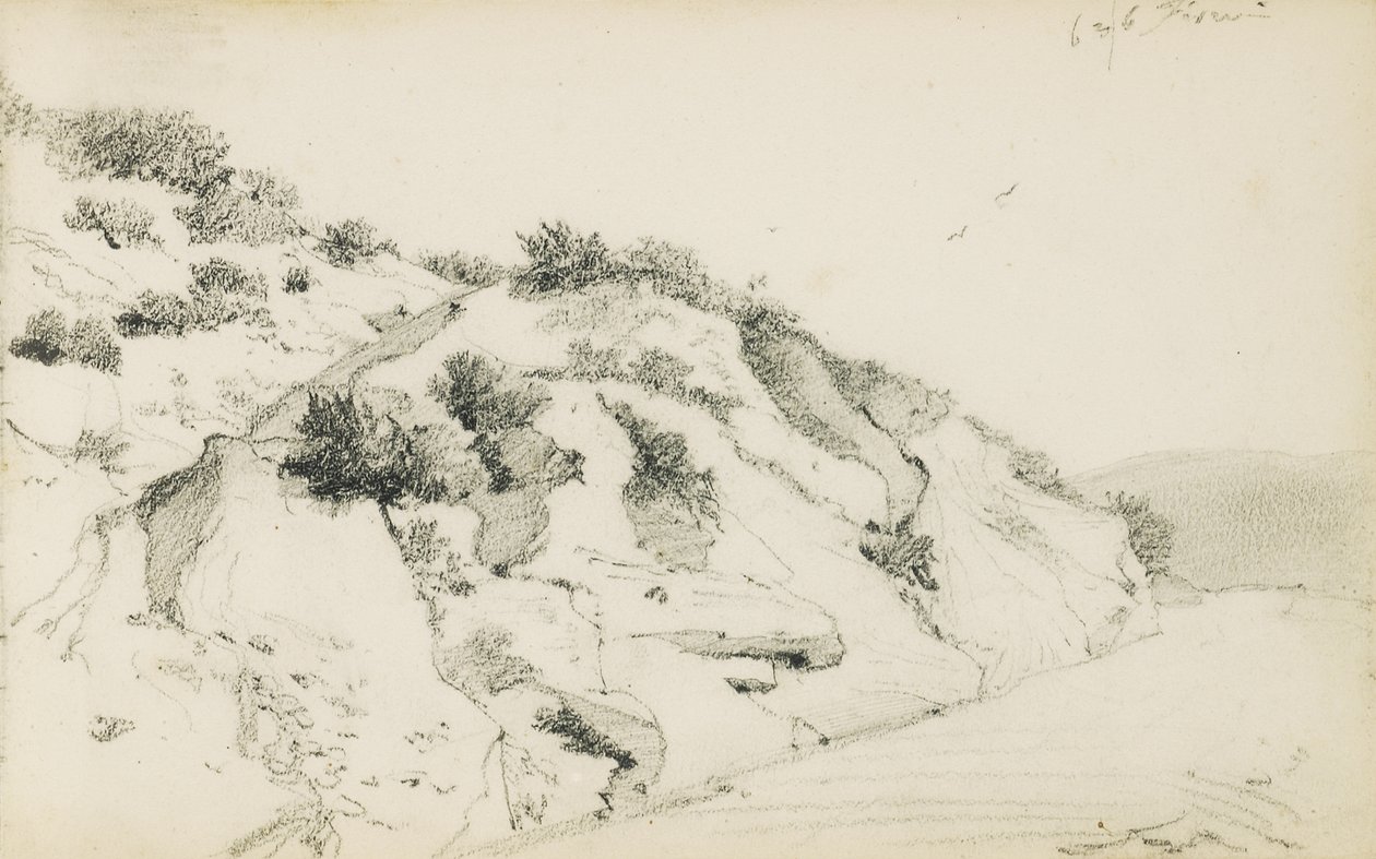 A "The Basque Country", 1862-63 című albumból merítve alkotó: Odilon Redon