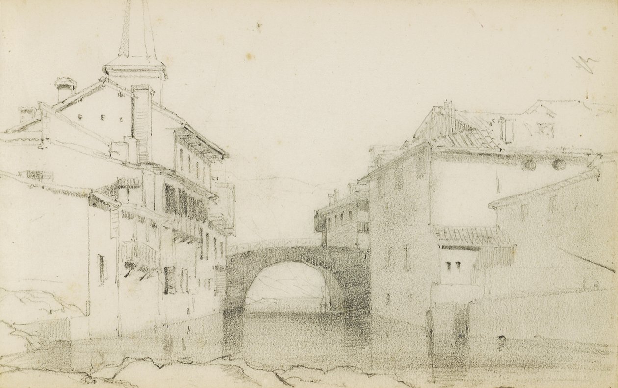 A "The Basque Country", 1862-63 című albumból merítve alkotó: Odilon Redon