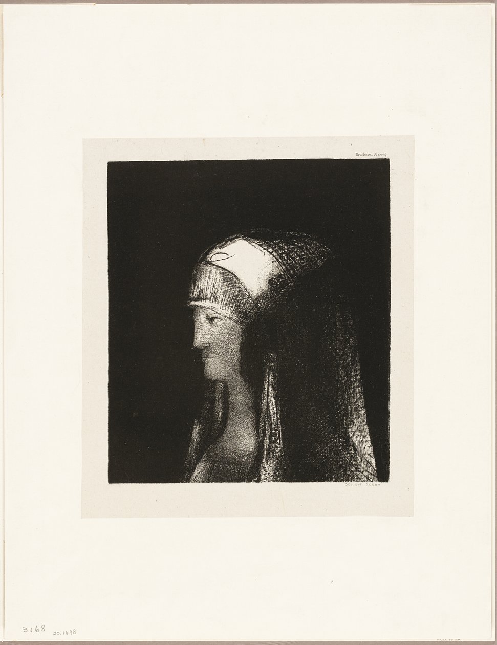Druidess alkotó: Odilon Redon