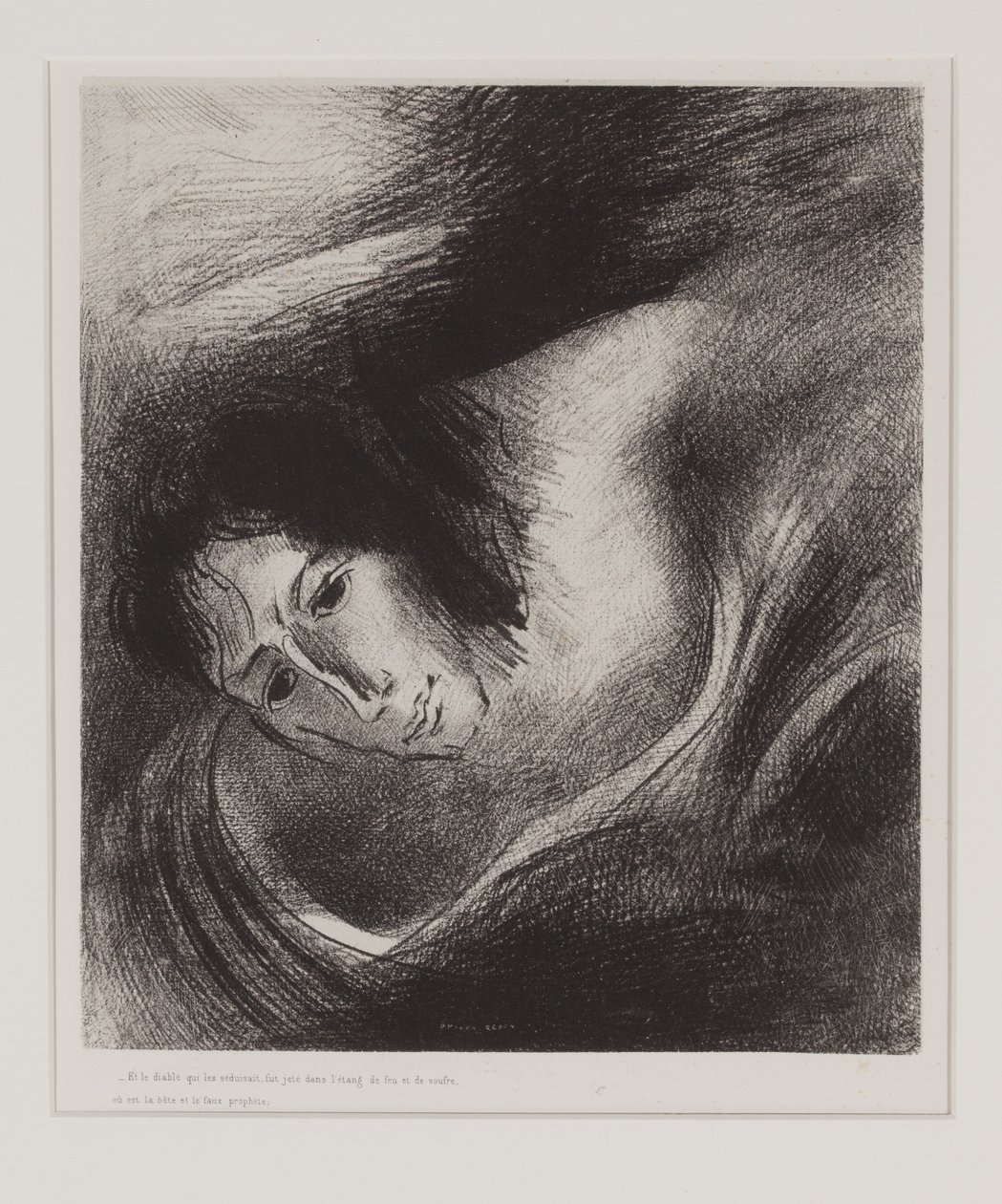 És az ördög, aki elcsábította őket, Paris alkotó: Odilon Redon