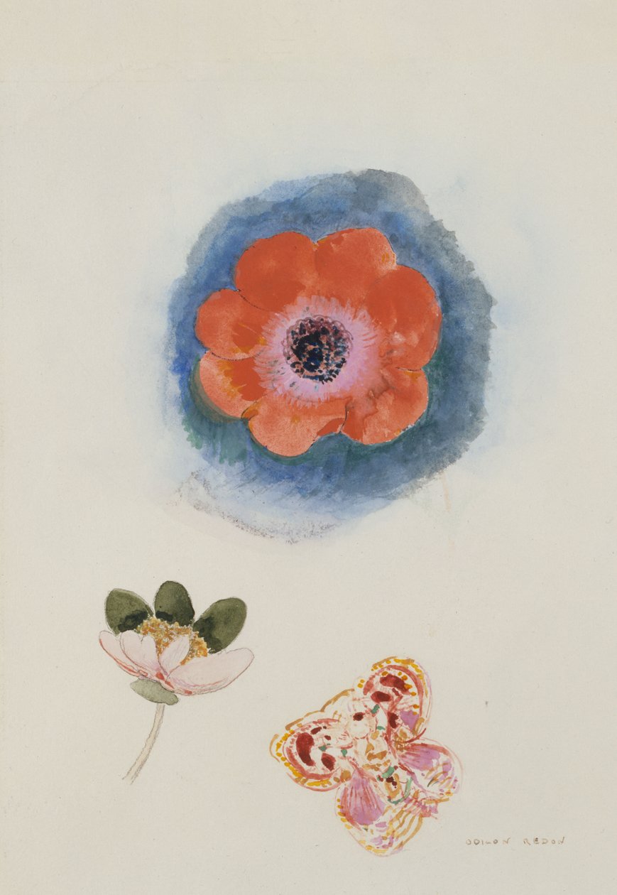 Blumenstudie alkotó: Odilon Redon