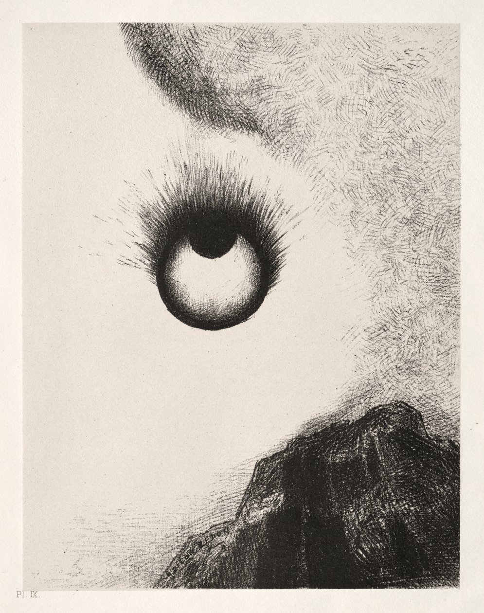 Mindenhol lángolnak a szemgolyók alkotó: Odilon Redon