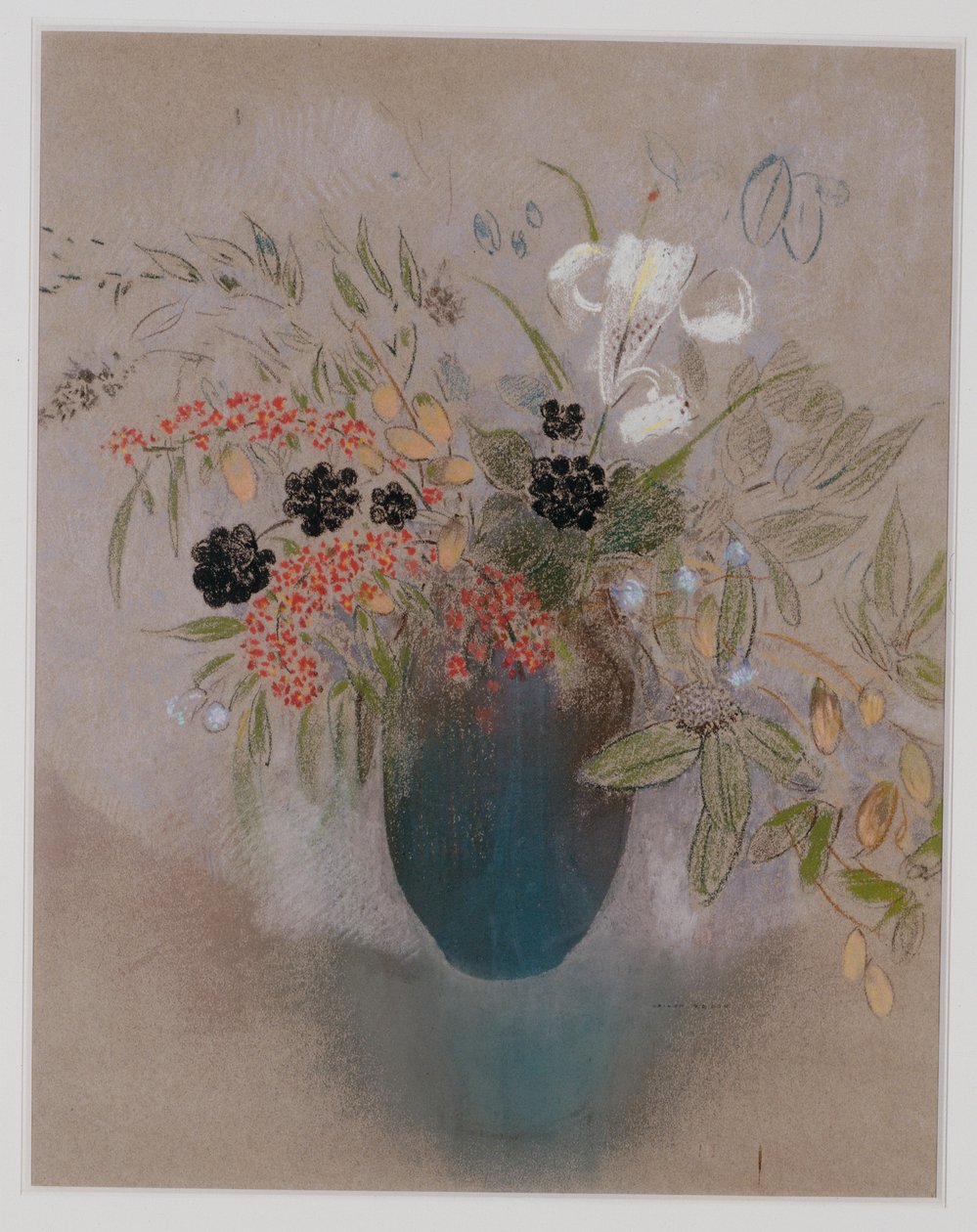 Virágok vázában alkotó: Odilon Redon