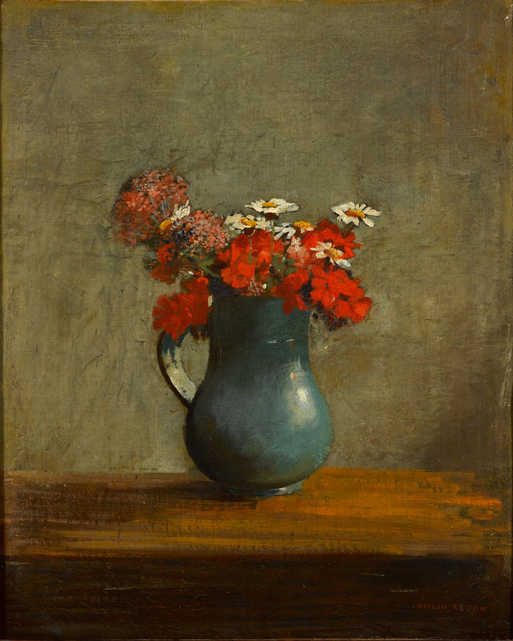 Virágok vázában alkotó: Odilon Redon