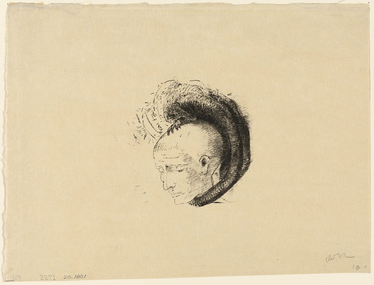 A festészet idealista mozgalma címlapja, André Mellerio alkotó: Odilon Redon