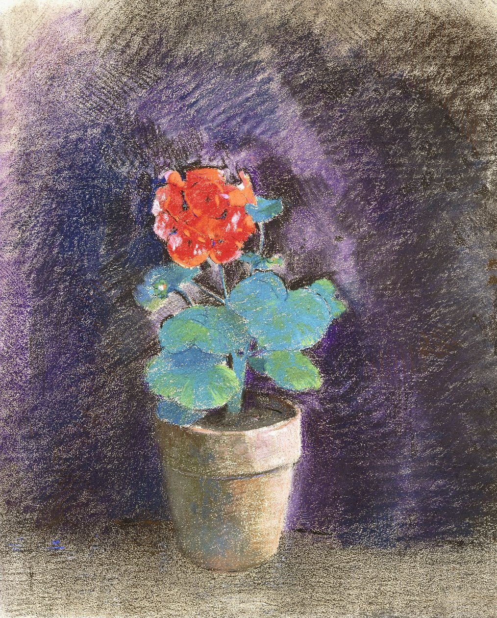 Muskátli, alkotó: Odilon Redon