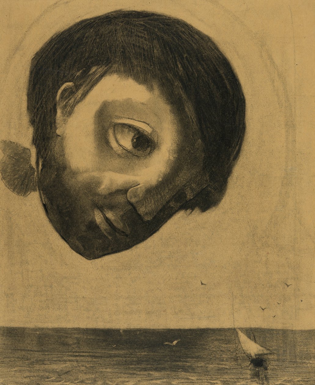 A vizek őrzője, 1878 alkotó: Odilon Redon